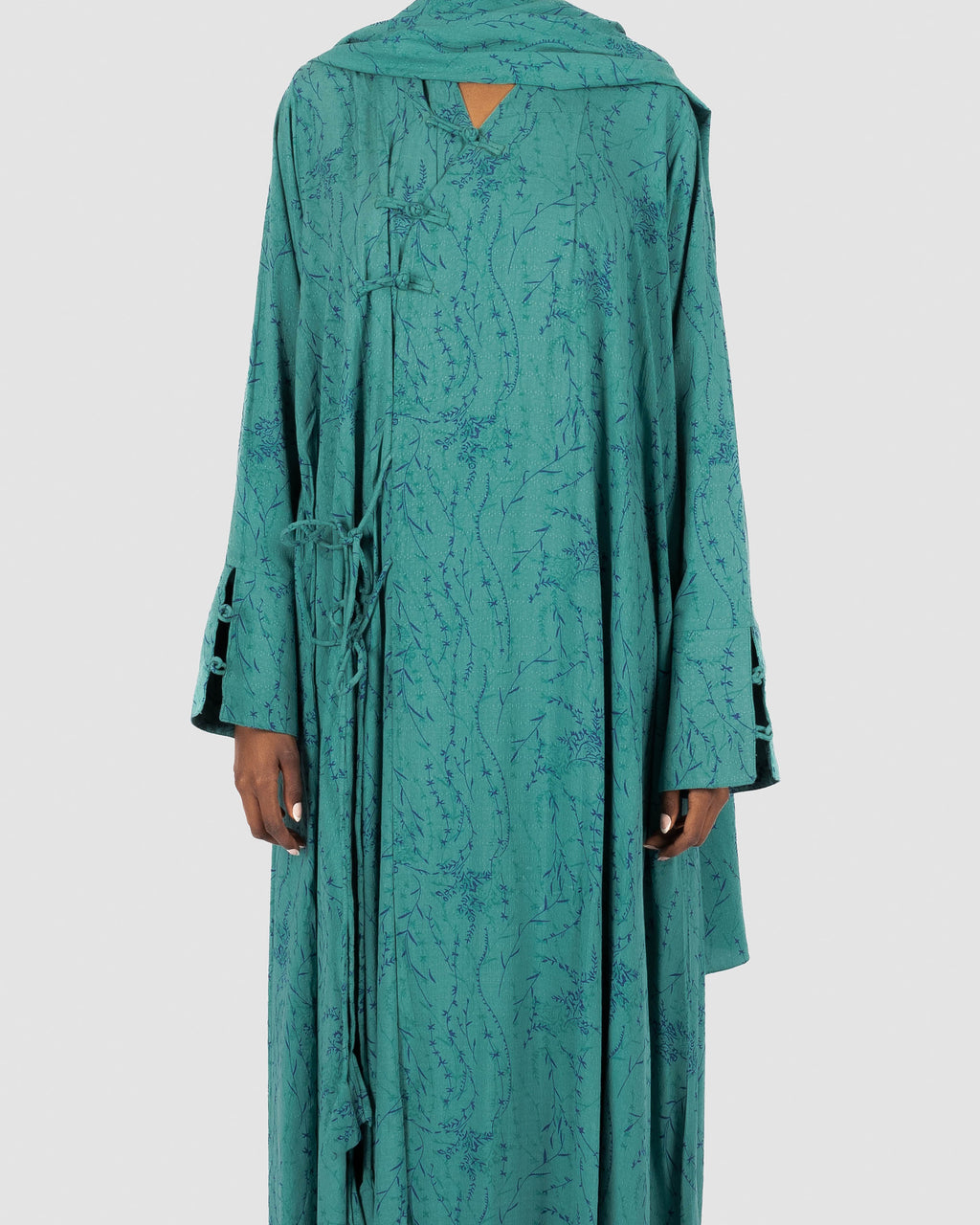 the Cotton Wrap in Teal