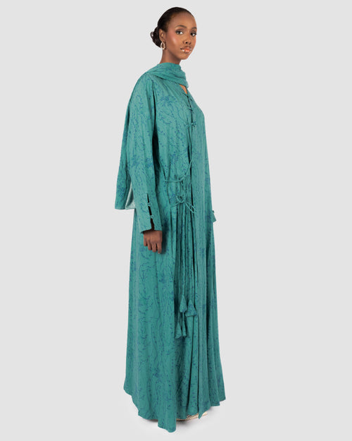 the Cotton Wrap in Teal