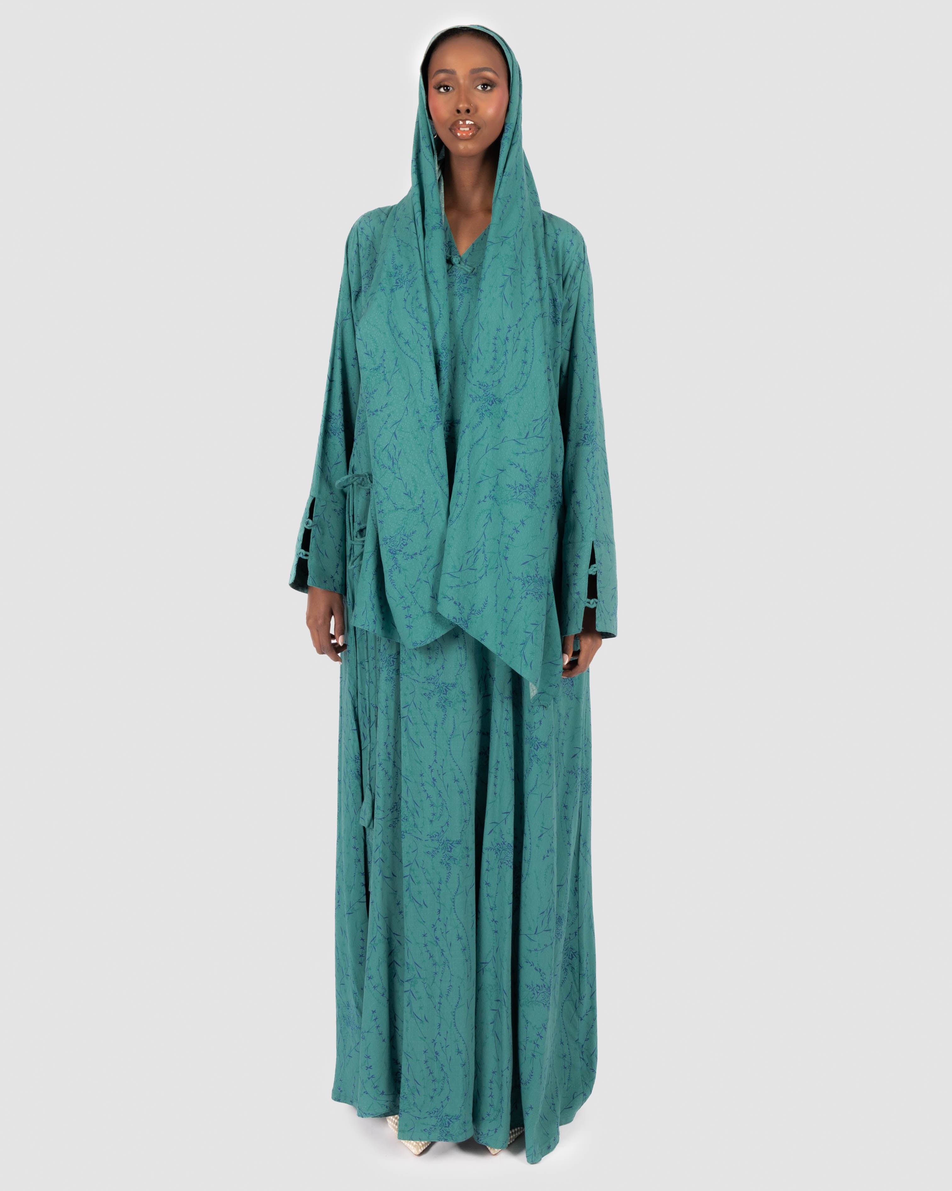 the Cotton Wrap in Teal